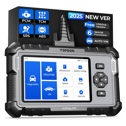 multi-functional car diagnostic tool features 6 reset functions and offers free lifetime software upgrades