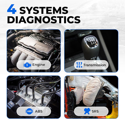 multi-functional car diagnostic tool features 6 reset functions and offers free lifetime software upgrades